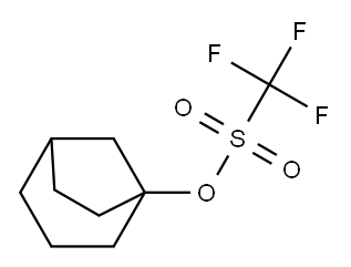 Trifluoromethanesulfonic acid bicyclo[3.2.1]octan-1-yl ester Structure