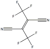 (E)-2,3-ビス(トリフルオロメチル)-2-ブテンジニトリル 化学構造式