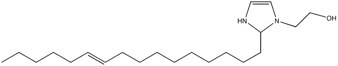 2-(10-Hexadecenyl)-4-imidazoline-1-ethanol Struktur