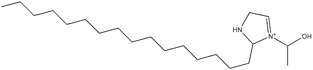 2-Hexadecyl-1-(1-hydroxyethyl)-3,4-dihydro-2H-imidazol-1-ium|