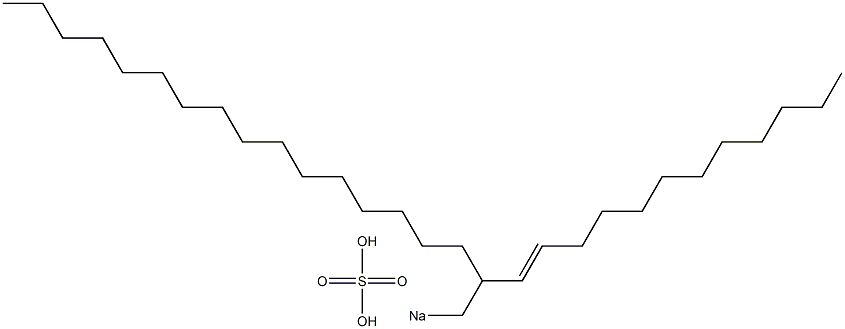 Sulfuric acid 2-(1-dodecenyl)octadecyl=sodium ester salt