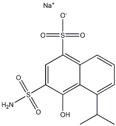  1-Hydroxy-8-isopropylsulfamoyl-4-naphthalenesulfonic acid sodium salt