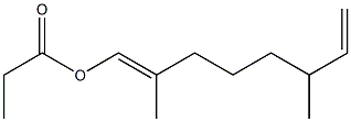 Propionic acid 2,6-dimethyl-1,7-octadienyl ester