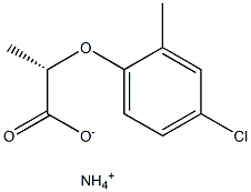 (S)-2-(4-Chloro-2-methylphenoxy)propanoic acid ammonium salt Structure