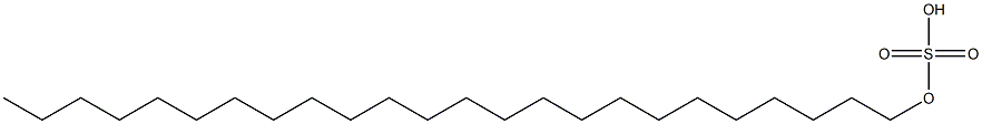 Sulfuric acid hydrogen tetracosyl ester
