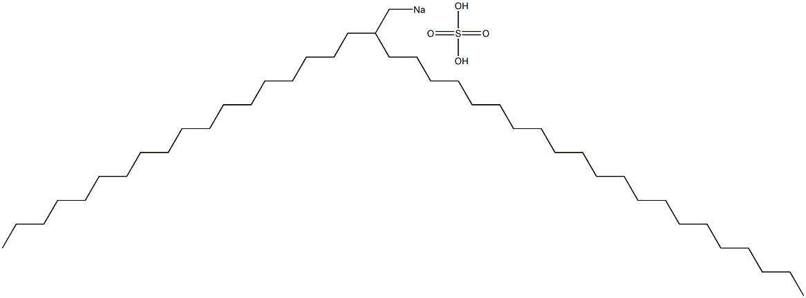 Sulfuric acid 2-octadecyltricosyl=sodium salt