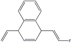 1-(2-Fluoroethenyl)-4-ethenyl-1,4-dihydronaphthalene 结构式