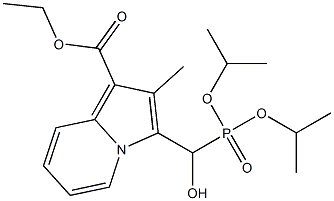 (1-Ethoxycarbonyl-2-methylindolizin-3-yl)hydroxymethylphosphonic acid diisopropyl ester