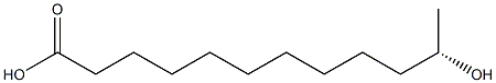 (S)-11-Hydroxydodecanoic acid Struktur