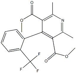  2,6-Dimethyl-4-[2-(trifluoromethyl)phenyl]-3,5-pyridinedicarboxylic acid dimethyl ester