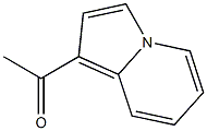 1-アセチルインドリジン 化学構造式