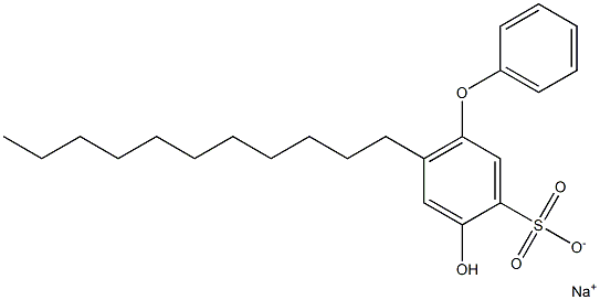  4-Hydroxy-6-undecyl[oxybisbenzene]-3-sulfonic acid sodium salt