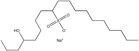  4-Hydroxynonadecane-9-sulfonic acid sodium salt