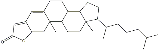 1,2,3,3a,3b,4,5,9a,10,10a,10b,11,12,12a-Tetradecahydro-10a,12a-dimethyl-1-(1,5-dimethylhexyl)-8H-cyclopenta[7,8]phenanthro[3,2-b]furan-8-one