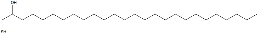 1-Mercapto-2-hexacosanol Structure
