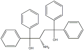 (-)-[(S)-1-Aminoethylene]bis(diphenylmethanol) Struktur