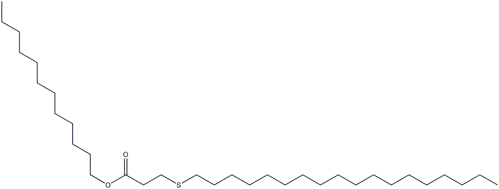 3-(オクタデシルチオ)プロピオン酸ドデシル 化学構造式