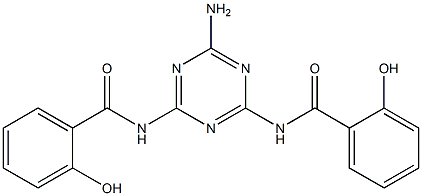  N,N'-(6-Amino-1,3,5-triazine-2,4-diyl)bis(2-hydroxybenzamide)