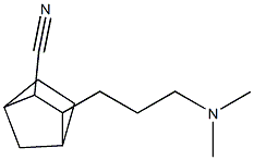 3-(3-Dimethylaminopropyl)-2-norbornanecarbonitrile Structure