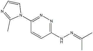 Acetone 6-(2-methyl-1H-imidazol-1-yl)pyridazin-3-yl hydrazone