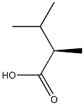 (R)-2,3-Dimethylbutyric acid Struktur