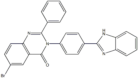 3-[4-(1H-Benzimidazol-2-yl)phenyl]-6-bromo-2-phenylquinazolin-4(3H)-one