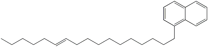 1-(11-Heptadecenyl)naphthalene 结构式