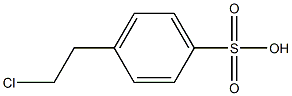 p-(2-Chloroethyl)benzenesulfonic acid Structure
