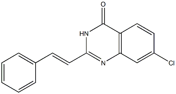 2-[(E)-2-Phenylethenyl]-7-chloroquinazolin-4(3H)-one