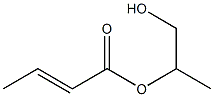 1,2-Propanediol 2-crotonate Structure