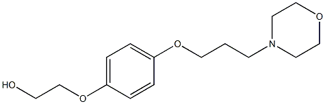4-[3-[4-(2-Hydroxyethoxy)phenoxy]propyl]morpholine