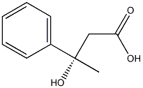 (S)-3-Hydroxy-3-phenylbutyric acid Structure