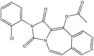 11-Acetyloxy-2-(2-chlorophenyl)-1H-imidazo[5,1-b][3]benzazepine-1,3(2H)-dione|