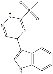 5-(1H-Indol-3-yl)-3-(methylsulfonyl)-2,5-dihydro-1,2,4-triazine|