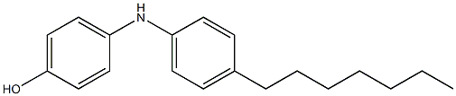 4'-Heptyl[iminobisbenzen]-4-ol 结构式