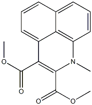 1-Methyl-1H-benzo[de]quinoline-2,3-dicarboxylic acid dimethyl ester Struktur