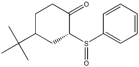 (2R)-4-(tert-Butyl)-2-phenylsulfinylcyclohexanone Structure