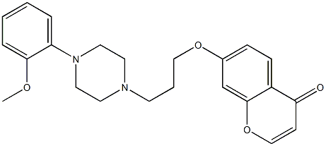 7-[3-[4-(2-Methoxyphenyl)-1-piperazinyl]propyloxy]-4H-1-benzopyran-4-one