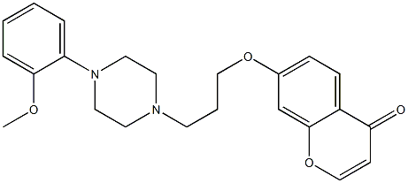 7-[3-[4-(2-Methoxyphenyl)-1-piperazinyl]propyloxy]-4H-1-benzopyran-4-one|