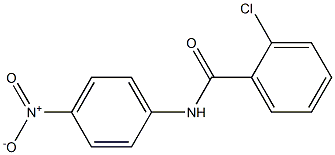 o-Chloro-N-(p-nitrophenyl)benzamide Structure