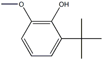 2-tert-Butyl-6-methoxyphenol Structure