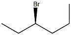 [R,(-)]-3-Bromohexane Structure