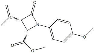(2S,3S)-1-(p-Anisyl)-3-isopropenyl-4-oxoazetidine-2-carboxylic acid methyl ester