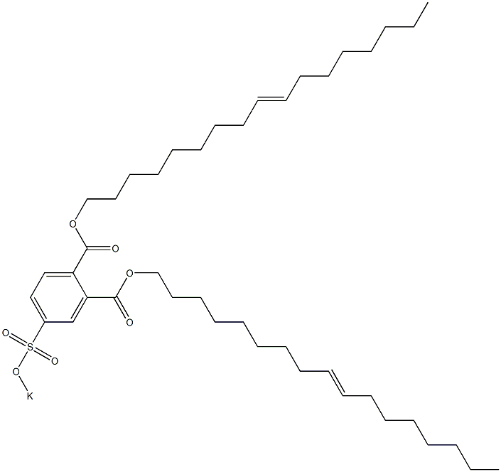 4-(Potassiosulfo)phthalic acid di(9-heptadecenyl) ester