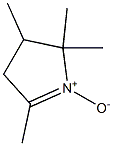 2,4,5,5-Tetramethyl-1-pyrroline 1-oxide Structure