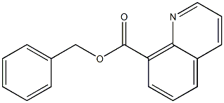 キノリン-8-カルボン酸ベンジル 化学構造式