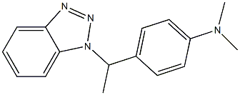 4-[1-(1H-Benzotriazol-1-yl)ethyl]-N,N-dimethylaniline Struktur
