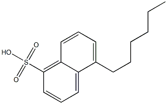 5-Hexyl-1-naphthalenesulfonic acid