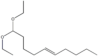 5-デセナールジエチルアセタール 化学構造式