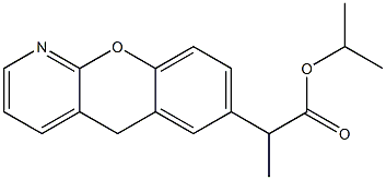 2-[5H-[1]Benzopyrano[2,3-b]pyridin-7-yl]propionic acid isopropyl ester